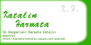 katalin harmata business card